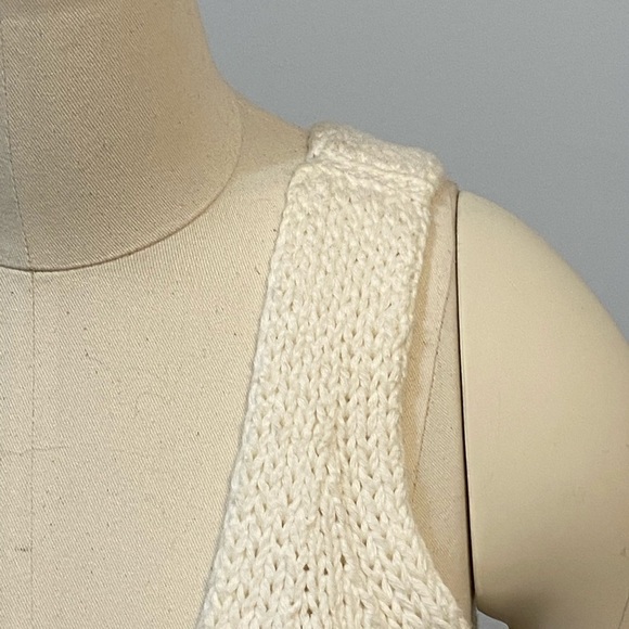 PURE Hand knit Cotton Knit M/L Pockets Toggles - Picture 4 of 9